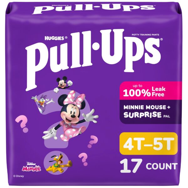 Pull-Ups Girls' Training Pants Size 4T-5T (17 Count)/1pk