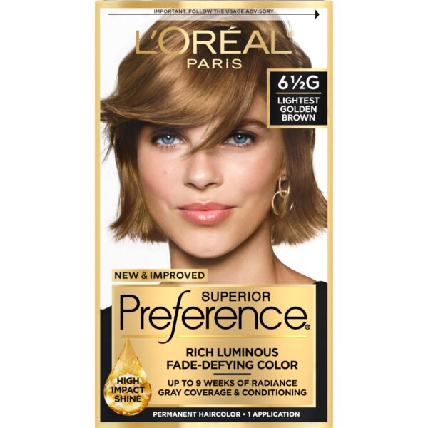 L'Oreal Paris Hair Color (Lightest Golden Brown)/12pk