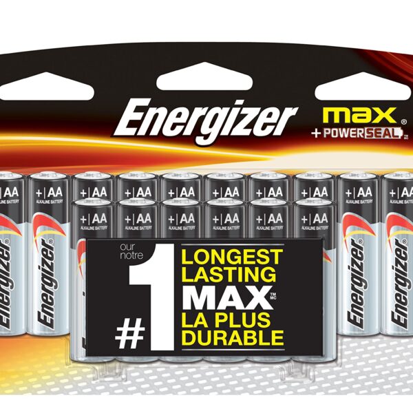Energizer Max AA Batteries (16 Pack)/12pk
