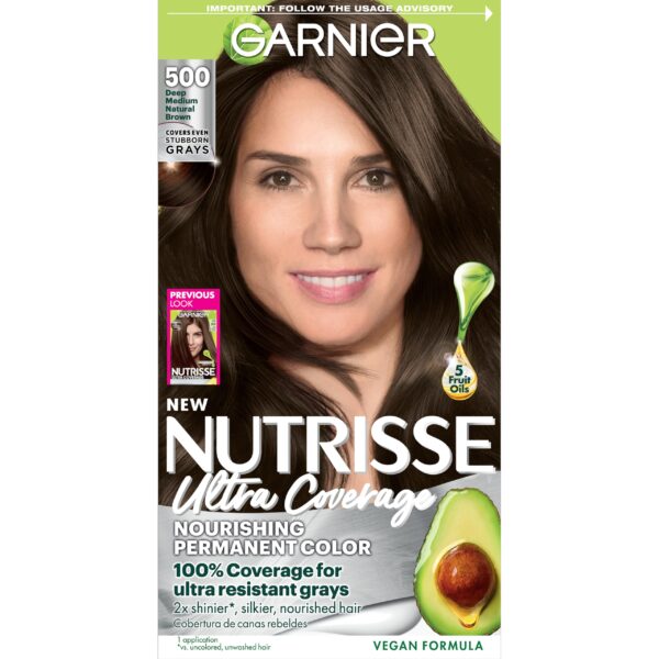 Garnier Nutrisse Hair Color - Medium Natural Brown (1 ct)/12pk
