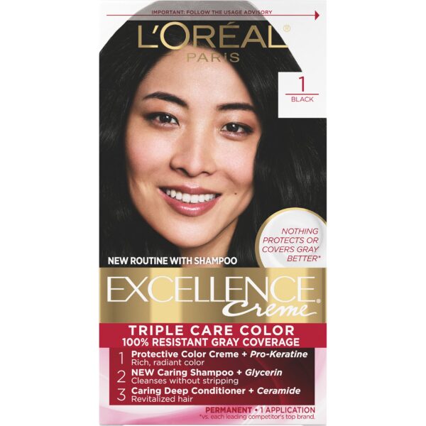 L'Oreal Paris Hair Color (Black)/12pk