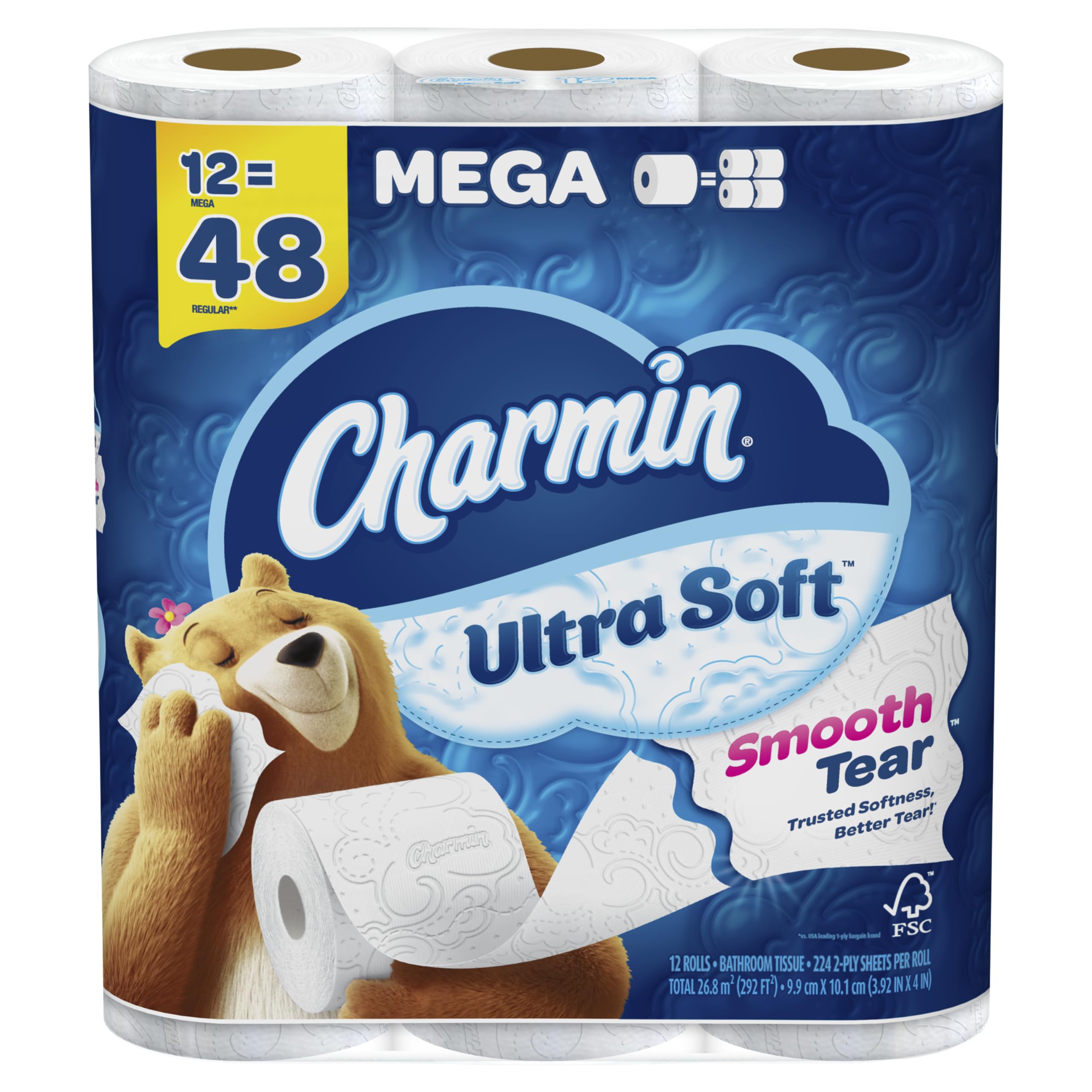 Version 1.0.0 Charmin Ultra Soft Toilet Paper (12 Mega Rolls)/4pk - Image 1