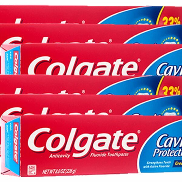 Colgate Cavity Protection Toothpaste, Regular Flavor (8 oz, 6 Pack)/24pk