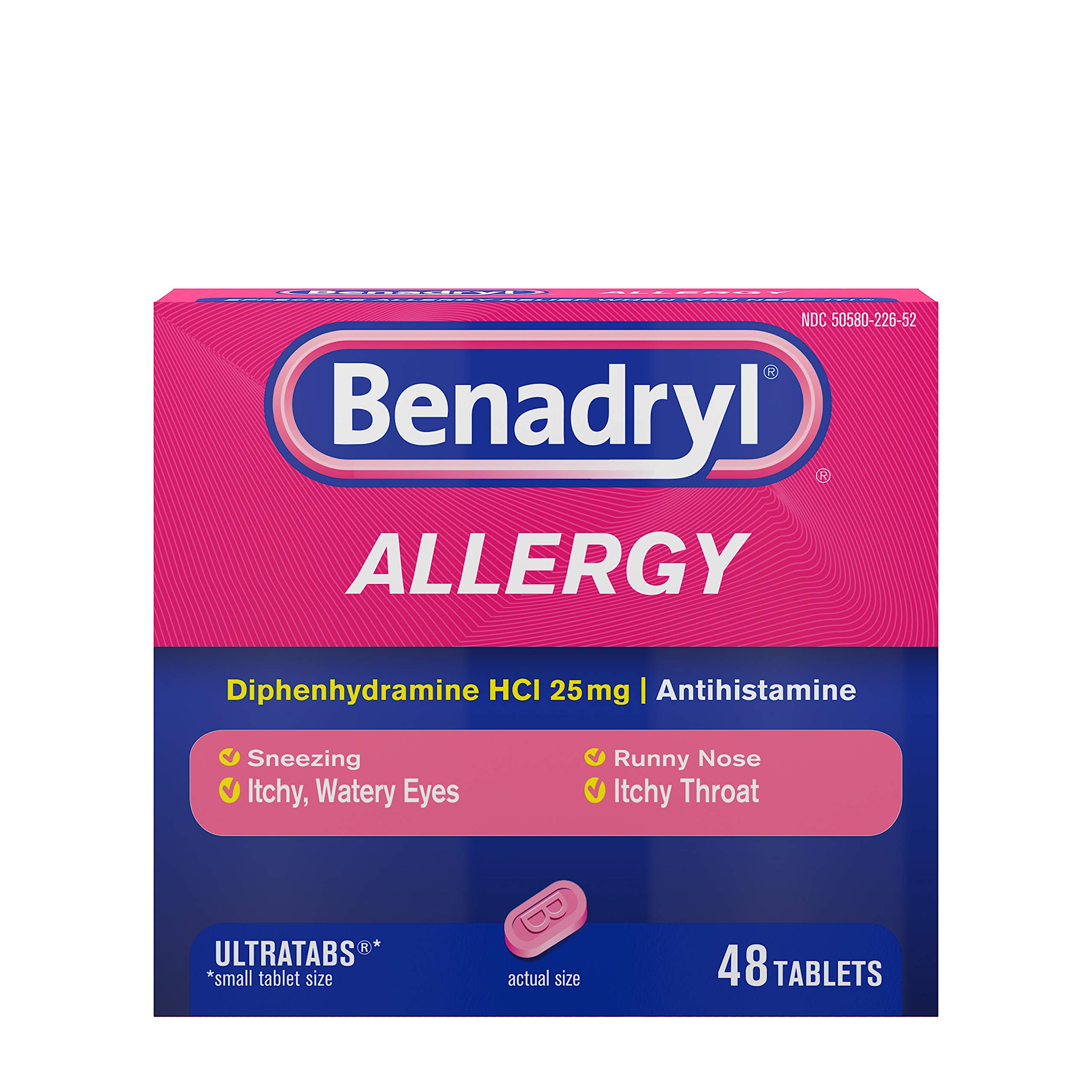 Version 1.0.0 Benadryl Ultratabs Allergy Tablets (48 ct)/24pk - Image 1
