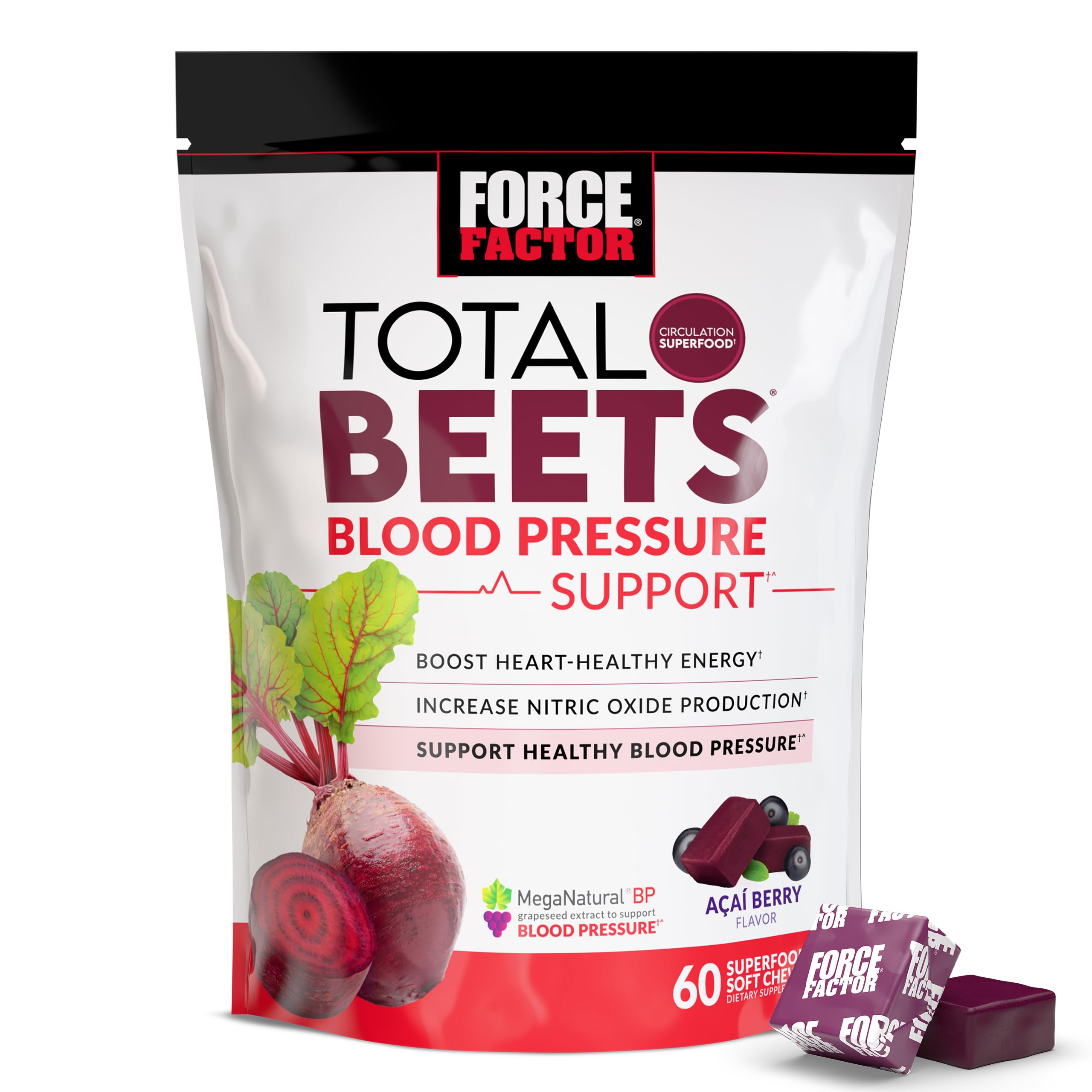 Version 1.0.0 Force Factor Total Beets Chews (60 Count)/12pk - Image 1