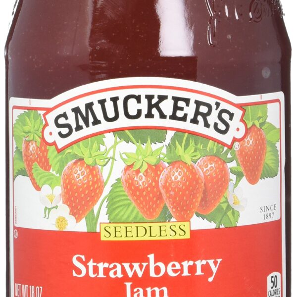 Smucker's Seedless Strawberry Jam (18 oz, 6 Pack)/12pk
