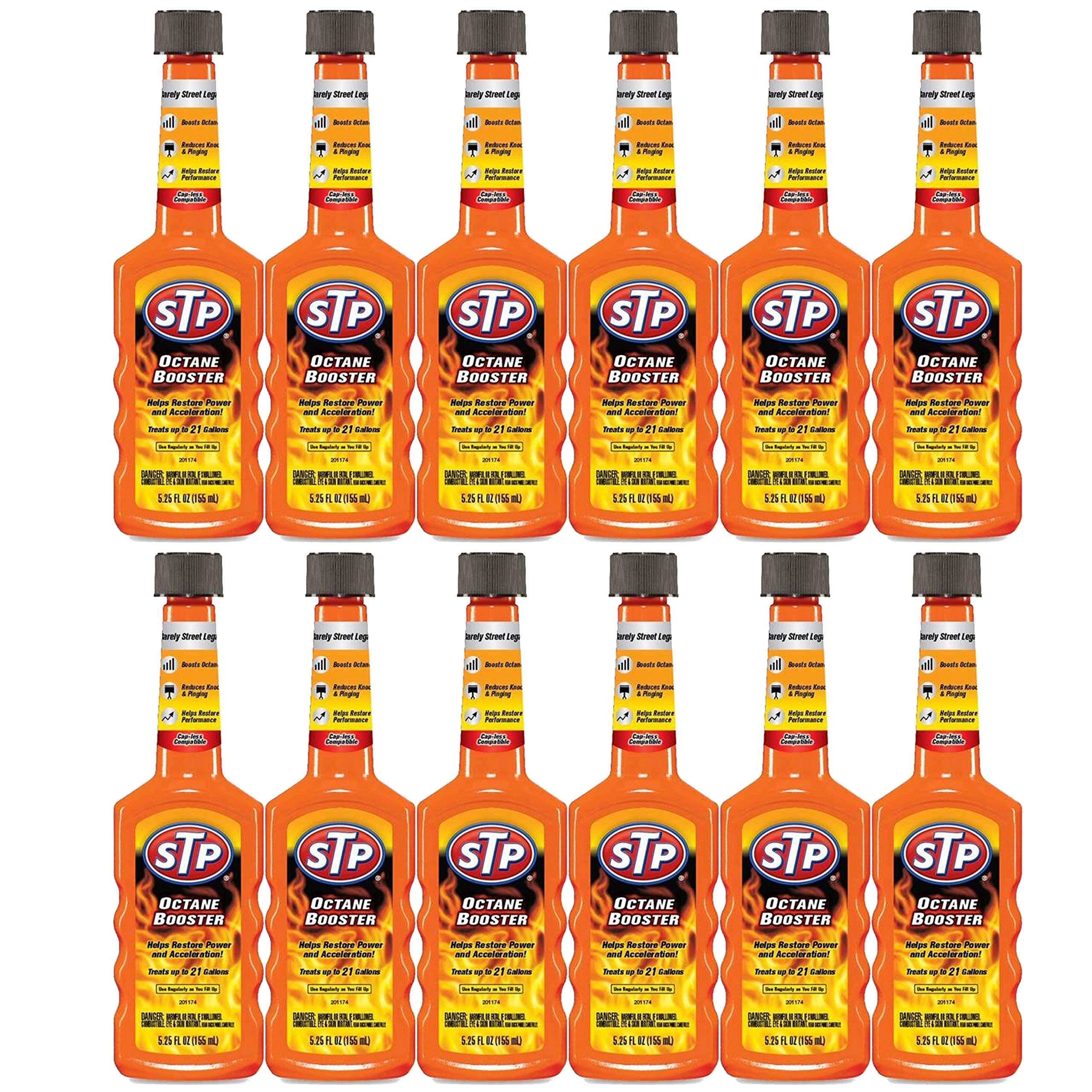 Version 1.0.0 STP Octane Booster (5.25 fl oz, Pack of 12)/12pk - Image 1