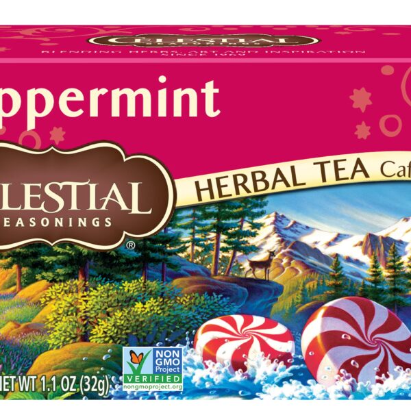 Celestial Seasonings Peppermint Herbal Tea (20 ct)/6pk