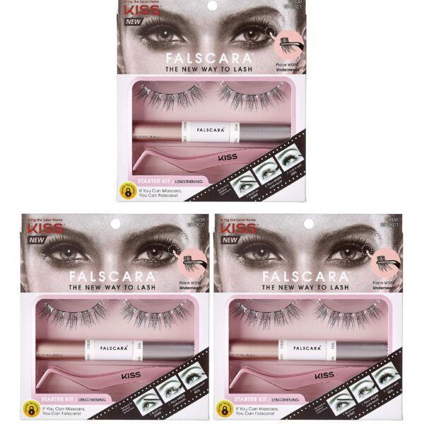 Kiss Falscara Lash Starter Kit Lengthening (3 Pack)/36pk