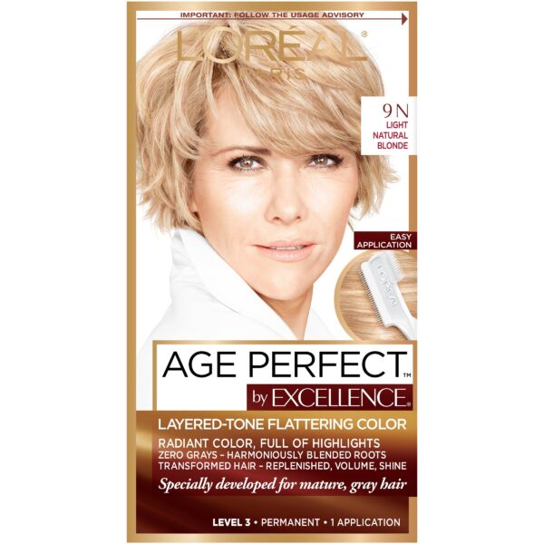 L’Oreal Age Perfect Hair Color 9N (1 Kit)/12pk